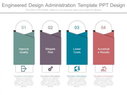 Engineered design administration template ppt design