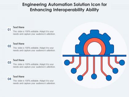 Engineering automation solution icon for enhancing interoperability ability
