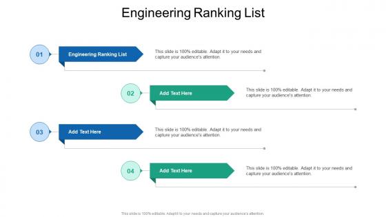 Engineering Ranking List In Powerpoint And Google Slides Cpb