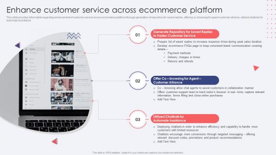 Enhance Customer Service Across Ecommerce Platform Ecommerce Website Development