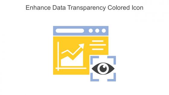 Enhance Data Transparency Colored Icon In Powerpoint Pptx Png And Editable Eps Format