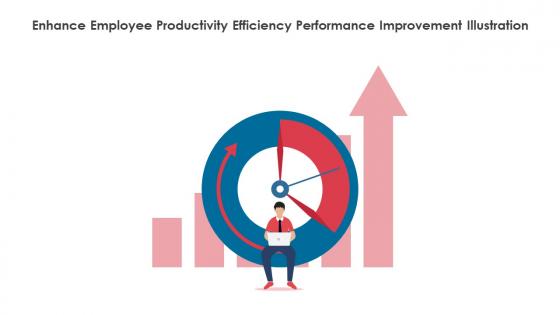 Enhance Employee Productivity Efficiency Performance Improvement Illustration