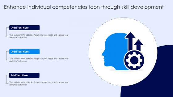 Enhance Individual Competencies Icon Through Skill Development