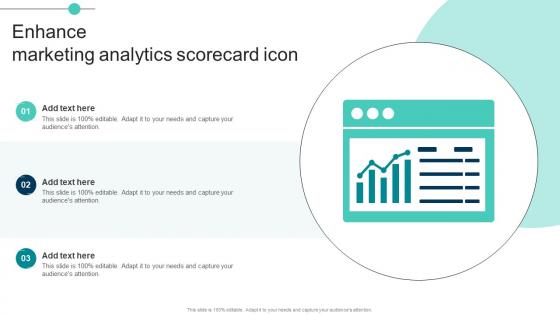 Enhance Marketing Analytics Scorecard Icon
