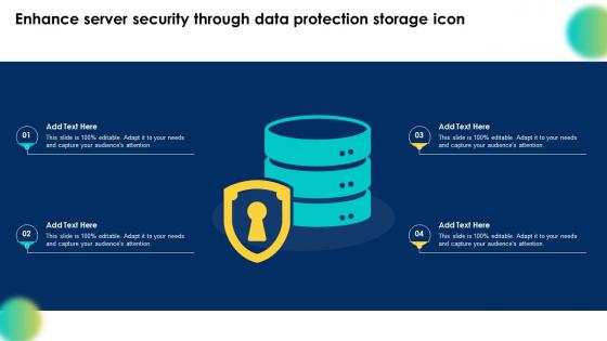 Enhance Server Security Through Data Protection Storage Icon