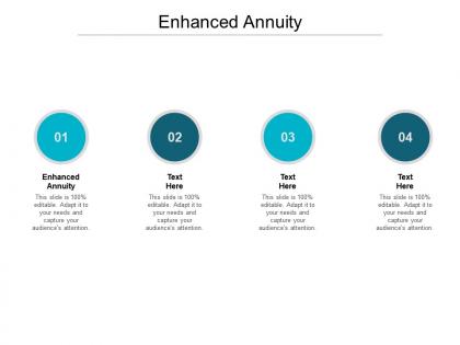 Enhanced annuity ppt powerpoint presentation layouts format ideas cpb