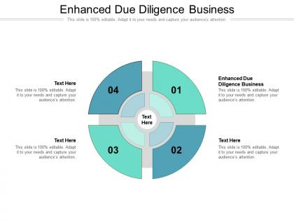 Enhanced due diligence business ppt powerpoint presentation styles design inspiration cpb