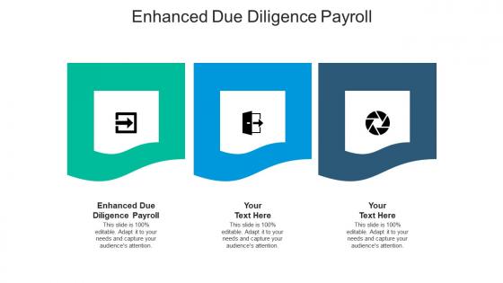 Enhanced due diligence payroll ppt powerpoint presentation styles layout ideas cpb