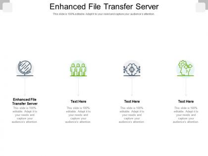 Enhanced file transfer server ppt powerpoint presentation ideas shapes cpb