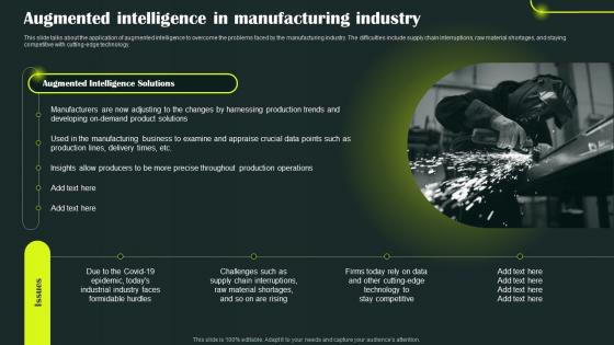 Enhanced Intelligence It Augmented Intelligence In Manufacturing Industry