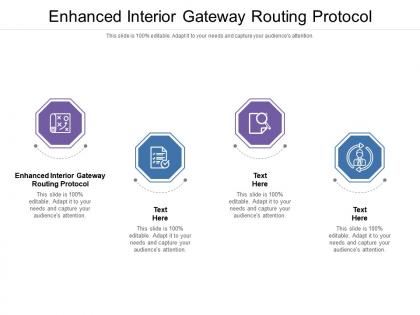 Enhanced interior gateway routing protocol ppt powerpoint presentation outline example topics cpb