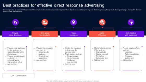Enhancing Brand Credibility Best Practices For Effective Direct Response Advertising MKT SS V