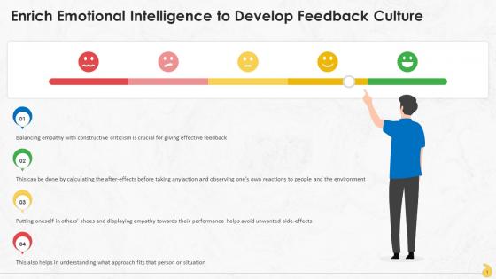 Enrich Emotional Intelligence To Develop Feedback Culture Training Ppt