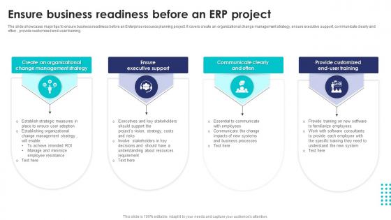 Ensure Business Readiness Before An ERP Project
