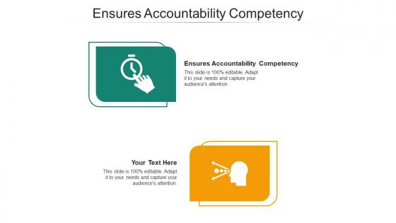 Ensures accountability competency ppt powerpoint presentation slides download cpb