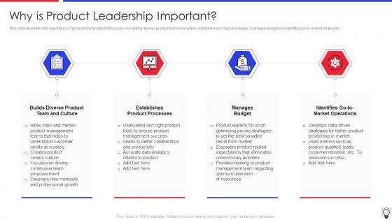 Ensuring Leadership Product Innovation Processes Why Is Product Leadership Important
