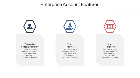 Enterprise account features ppt powerpoint presentation pictures background image cpb