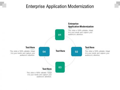 Enterprise application modernization ppt powerpoint presentation infographic template cpb