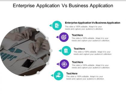 Enterprise application vs business application ppt powerpoint presentation pictures cpb