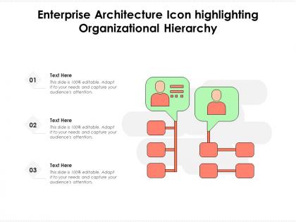 Enterprise architecture icon highlighting organizational hierarchy