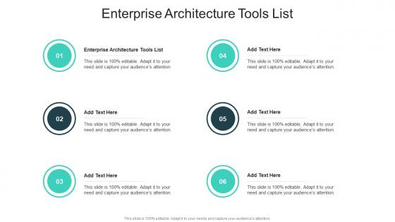 Enterprise Architecture Tools List In Powerpoint And Google Slides Cpb