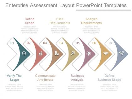 Enterprise assessment layout powerpoint templates