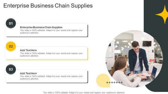 Enterprise Business Chain Supplies In Powerpoint And Google Slides Cpb