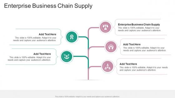 Enterprise Business Chain Supply In Powerpoint And Google Slides Cpb
