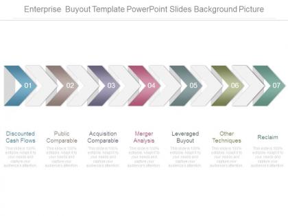 Enterprise buyout template powerpoint slides background picture