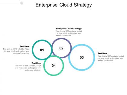 Enterprise cloud strategy ppt powerpoint presentation infographics layout cpb