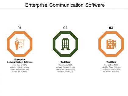 Enterprise communication software ppt powerpoint infographics graphics cpb