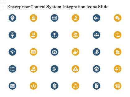Enterprise control system integration icons slide ppt powerpoint presentation file example