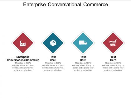 Enterprise conversational commerce ppt powerpoint presentation icon sample cpb