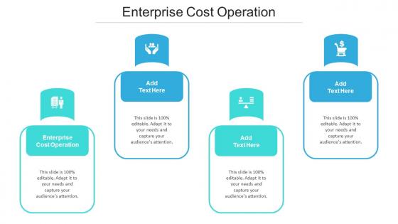 Enterprise Cost Operation Ppt Powerpoint Presentation Slides Examples Cpb