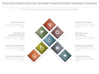 Enterprise data architecture template powerpoint slide templates download