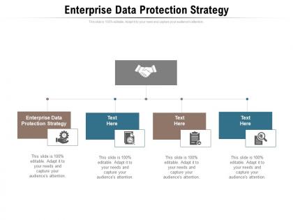 Enterprise data protection strategy ppt powerpoint presentation ideas format ideas cpb