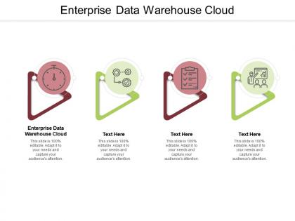 Enterprise data warehouse cloud ppt powerpoint presentation infographics design templates cpb