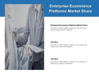 Enterprise ecommerce platforms market share ppt powerpoint presentation layouts samples cpb