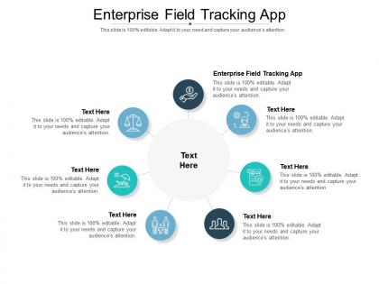 Enterprise field tracking app ppt powerpoint presentation icon aids cpb