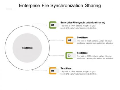 Enterprise file synchronization sharing ppt powerpoint presentation outline design templates cpb