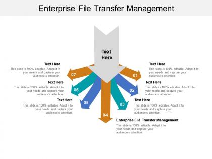 Enterprise file transfer management ppt powerpoint presentation summary professional cpb