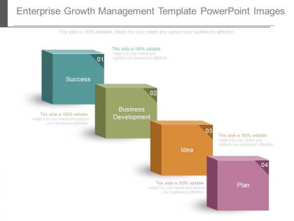 Enterprise growth management template powerpoint images