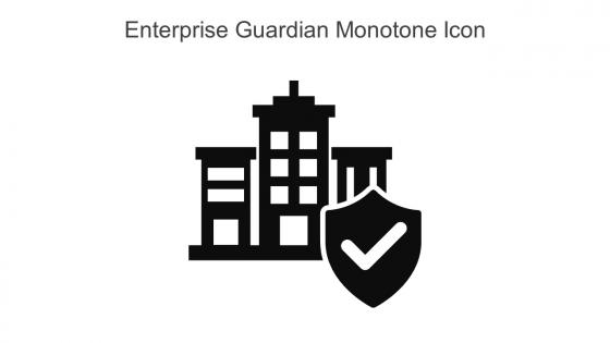 Enterprise Guardian Monotone Icon In Powerpoint Pptx Png And Editable Eps Format