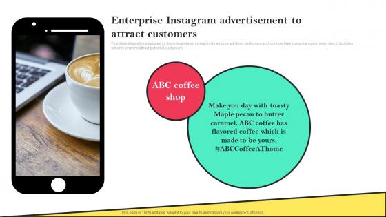 Enterprise Instagram Advertisement To Attract Customers Social Media Advertising To Enhance