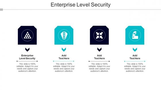 Enterprise Level Security Ppt Powerpoint Presentation Pictures Diagrams Cpb