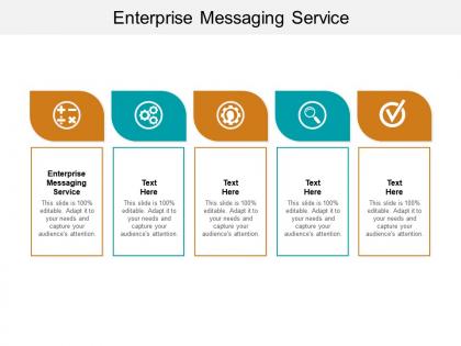 Enterprise messaging service ppt powerpoint presentation portfolio background image cpb