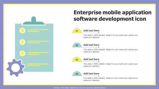 Enterprise Mobile Application Software Development Icon