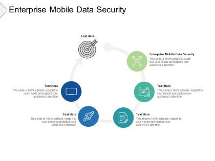 Enterprise mobile data security ppt powerpoint presentation pictures cpb