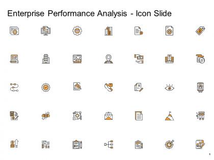 Enterprise performance analysis icon slide ppt powerpoint presentation visual aids summary