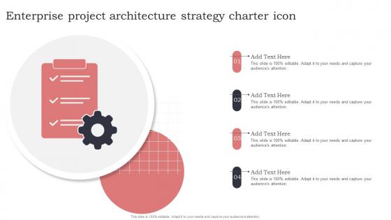 Enterprise Project Architecture Strategy Charter Icon